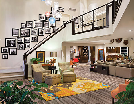 From an expanded foyer to a fun bar area, this 3,000-square-foot, '90s-built home is fit for entertaining. From an expanded foyer to a fun bar area, this 3,000-square-foot, '90s-built home is fit for entertaining.