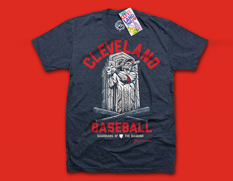 G&V Artwork Baseball Guardian T-Shirt