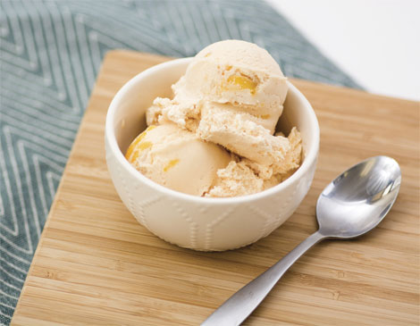 Graeter's Seasonal Peach Ice Cream Graeter's Seasonal Peach Ice Cream