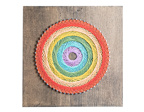 Circle string art