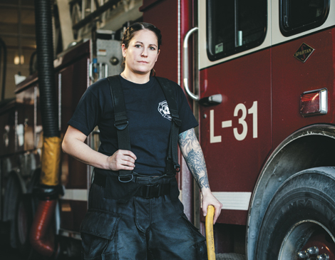 Lauren Phillips’ hiring comes amidst an effort to hire more female firefighters Lauren Phillips’ hiring comes amidst an effort to hire more female firefighters