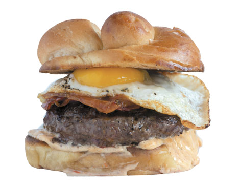 Luxe Kitchen & Lounge's Bison Burger Luxe Kitchen & Lounge's Bison Burger