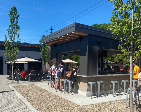 Outdoor Bar At Lakewood Truck Park