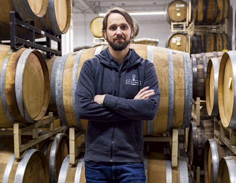 Platform Beer Co. co-owner Paul Benner hangs out inside Phunkenship.  Platform Beer Co. co-owner Paul Benner hangs out inside Phunkenship.