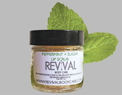Revival Body Care's Peppermint & Sugar Lip Scrub