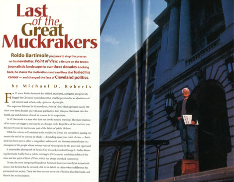 Roldo Bartimole Last of the Great Muckrakers Roldo Bartimole Last of the Great Muckrakers