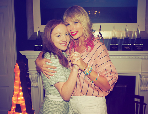 Rose Keating and Taylor Swift Rose Keating and Taylor Swift