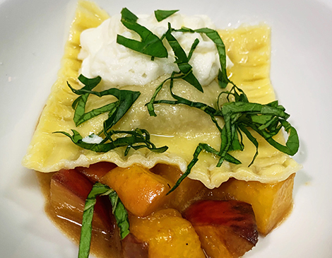 Short Rib Ravioli, Pompadour