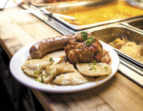 Sokolowski's Kielbasa, Stuffed Cabbage and Pierogies Sokolowski's Kielbasa, Stuffed Cabbage and Pierogies