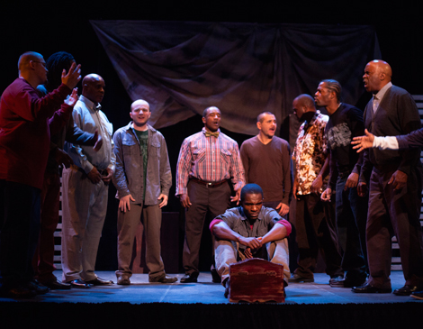 The cast of What Is Inside performs at Cleveland Public Theatre in 2014. The cast of What Is Inside performs at Cleveland Public Theatre in 2014.