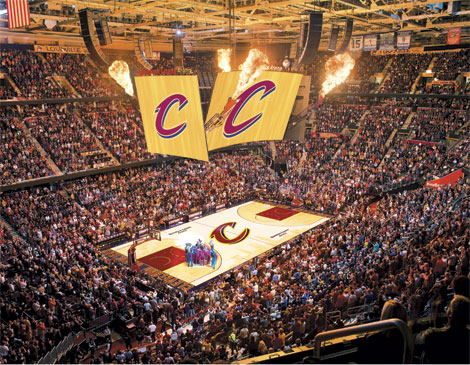 The Q Cleveland Cavaliers The Q Cleveland Cavaliers