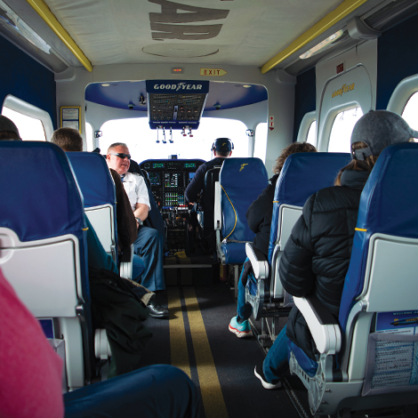 Goodyear Blimp interior