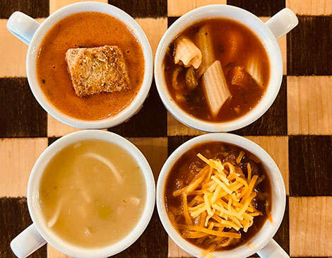 Soup Flights - Courtesy Laura Cavey Soup Flights - Courtesy Laura Cavey