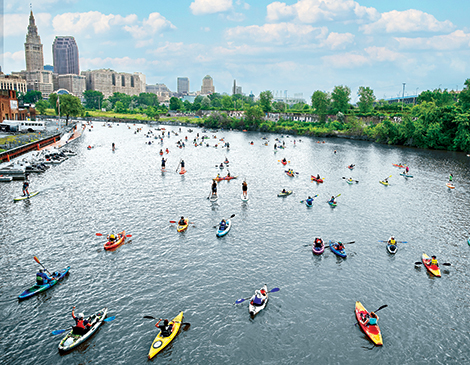 Blazing Paddles Paddlefest in Cleveland
