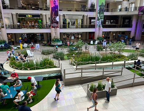 Skylight Park in Tower City Center