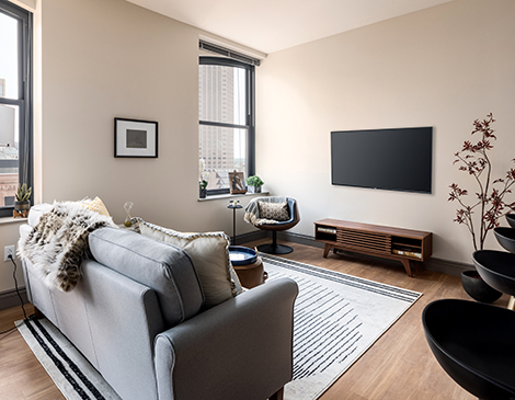 75 Public Square Cleveland Apartment unit interior apartment inspiration