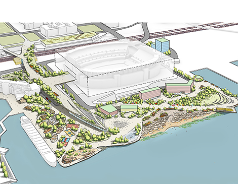 North Coast Master Plan - courtesy James Corner Field Operations