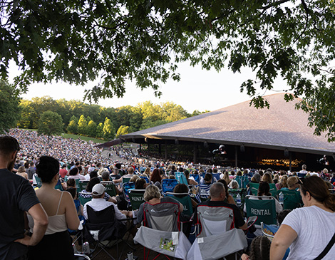 Crowd at Blossom Music Center's An Evening With Cynthia Erivo