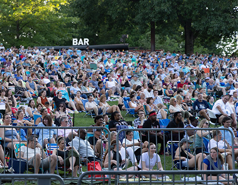 Crowd at Blossom Music Center's An Evening With Cynthia Erivo