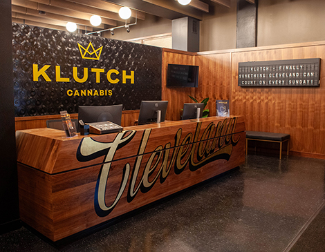 Klutch Cannabis Cleveland Dispensary Medical and Recreational Downtown Retail Record Store