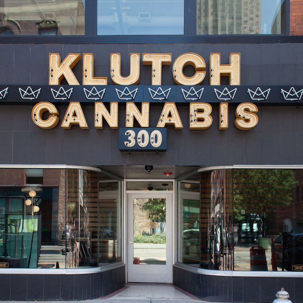 Klutch Cannabis Dispensary at former Record Rendevous