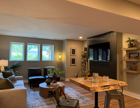 Lake County YMCA Dream Home Basement