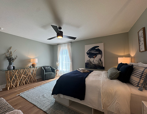 Lake County YMCA Dream Home Guest Bedroom