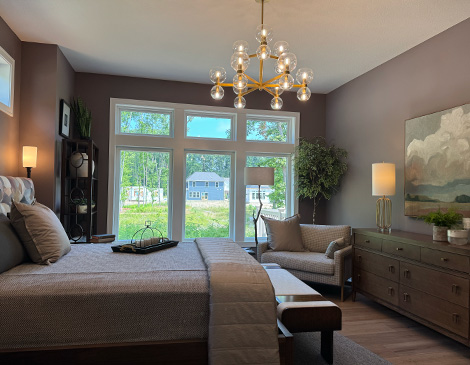 Lake County YMCA Dream Home Primary Bedroom