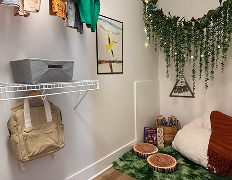 Lake County YMCA Dream Home Reading Nook