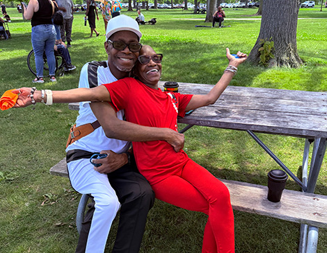 Lamont Blake and Yvette Andrews