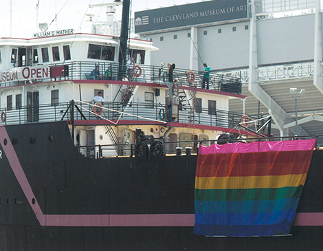 PrideintheCLE_ClevelandPrideevents_pride history in Cleveland_VoinivichPark_pride festival_William G. Mather_pride flag_pride boat_Courtesy Brynna Fish PrideintheCLE_ClevelandPrideevents_pride history in Cleveland_VoinivichPark_pride festival_William G. Mather_pride flag_pride boat_Courtesy Brynna Fish
