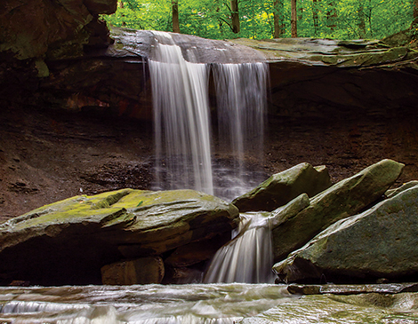 Waterfall in Cuyahoga Valley National Park