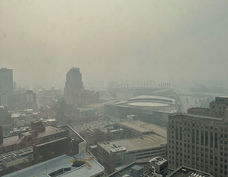 Cleveland Wildfire Smoke - Alana Coticchia