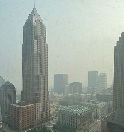 Cleveland Wildfire Smoke - Alana Coticchia