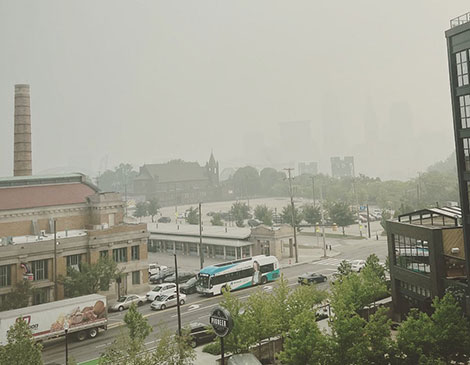 Cleveland Wildfire Smoke - Joe Romanish