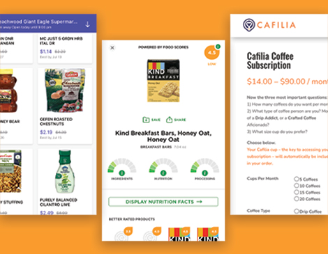 EWG Healthy Living, Flashfood, Cafilia food apps EWG Healthy Living, Flashfood, Cafilia food apps
