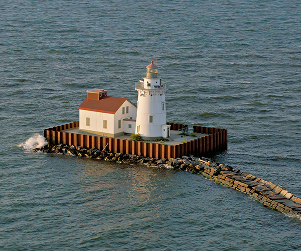 Cleveland Harbor West Pierhead Lighthouse, Courtesy SimonKr via iStock Cleveland Harbor West Pierhead Lighthouse, Courtesy SimonKr via iStock