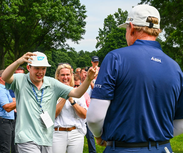 Ernie Els' son Ben Els