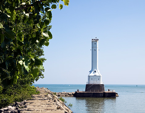 Huron Harbor Lighthouse, Courtesy Ben Krut via iStock
