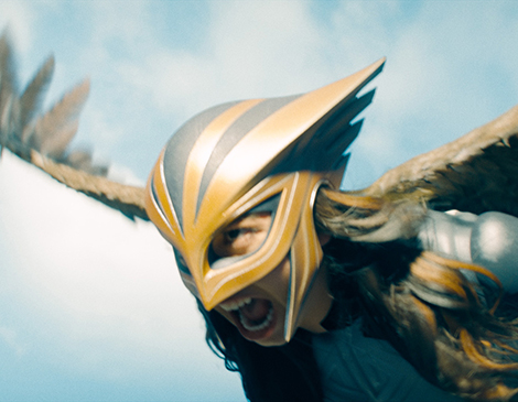 Isabela Merced as Hawkgirl Isabela Merced as Hawkgirl