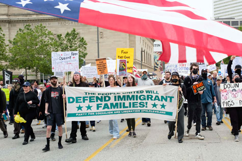 No Kings Protest Cleveland 2025