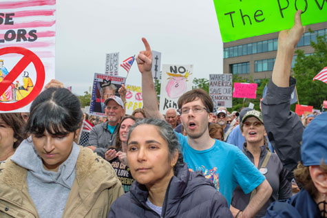 No Kings Protest Cleveland 2025
