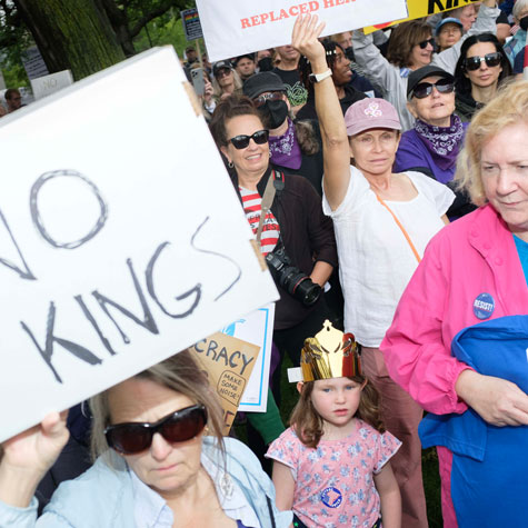 No Kings Protest Cleveland 2025