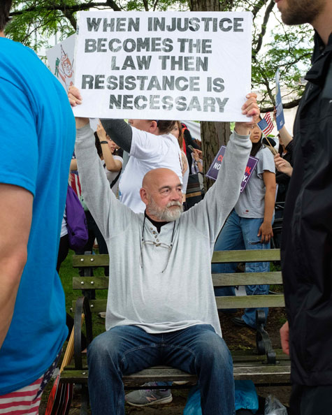 No Kings Protest Cleveland 2025