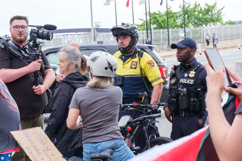 No Kings Protest Cleveland 2025