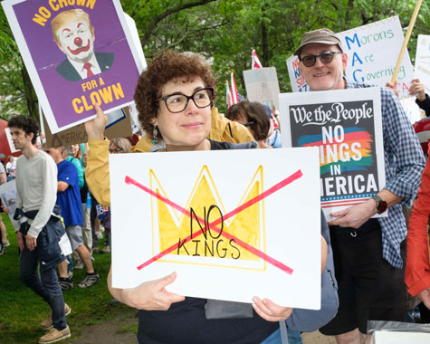 No Kings Protest Cleveland 2025