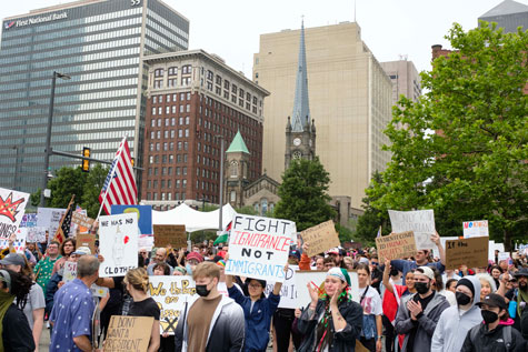 No Kings Protest Cleveland 2025