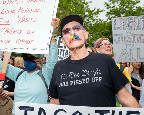 No Kings Protest Cleveland 2025