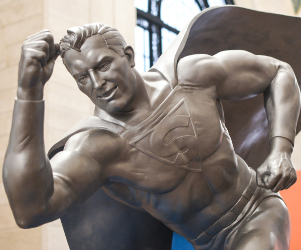 Superman Statue Cleveland Public Library