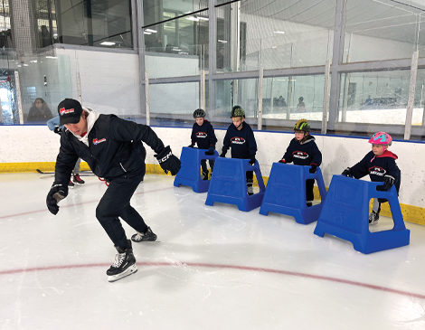 People skating in Winterhurst Ice Arena